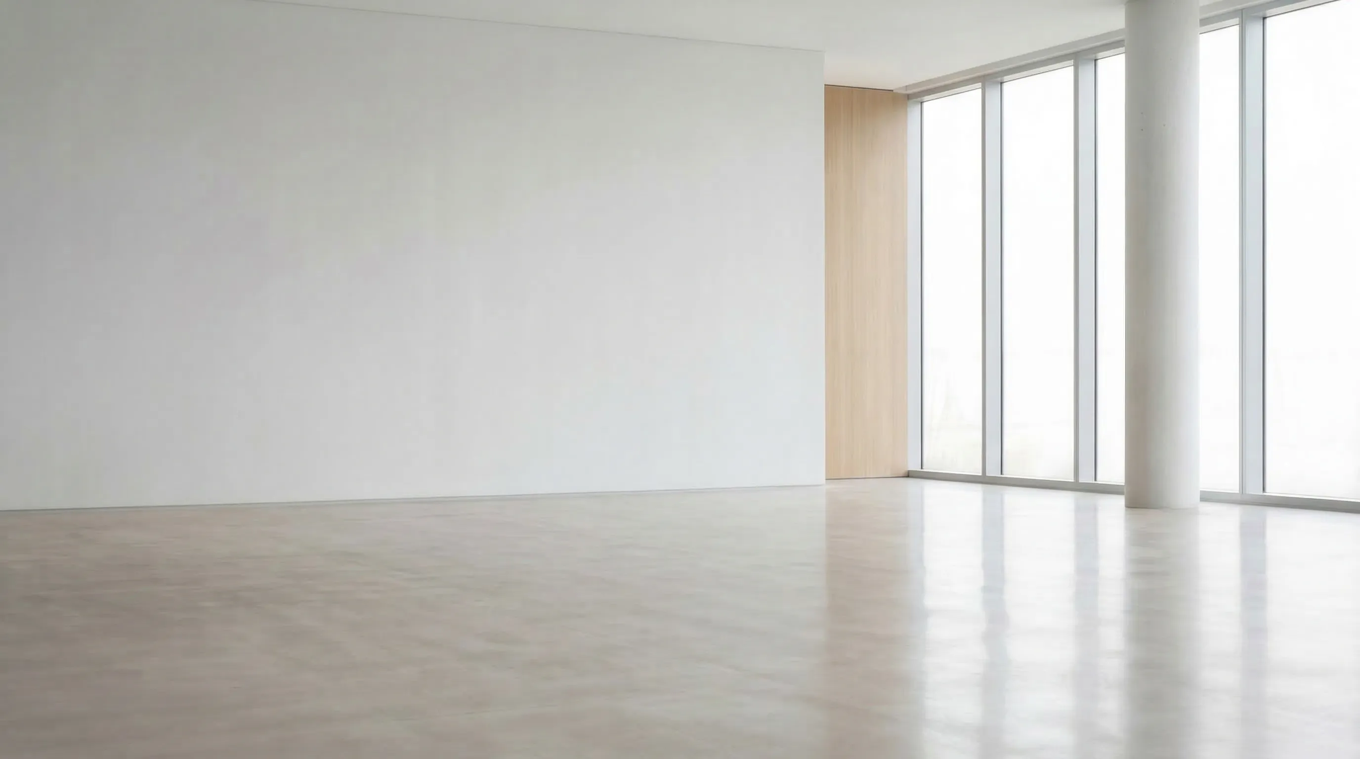 Car in daylight loft with natural window lighting